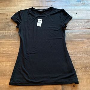 Express black short sleeve top.